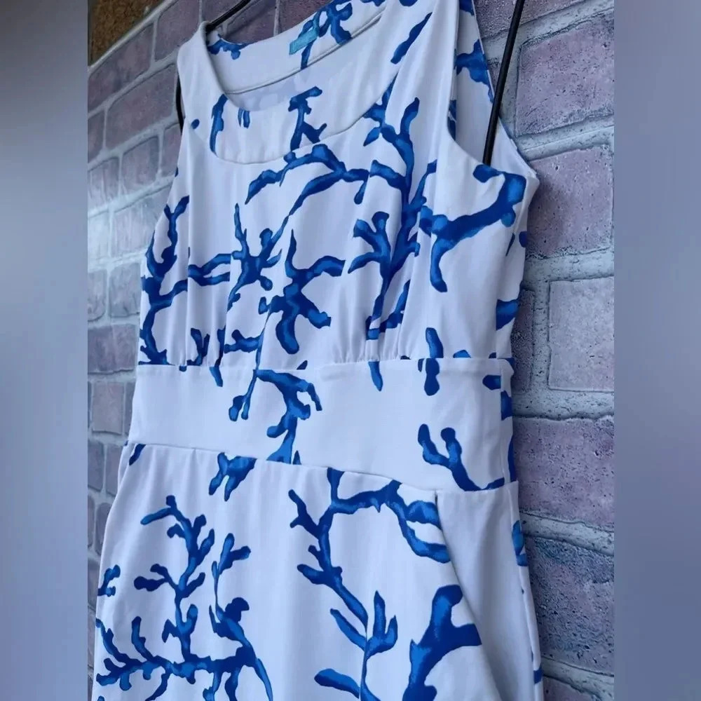 J. McLaughlin Coral Print Dress size medium - Picture 6 of 11